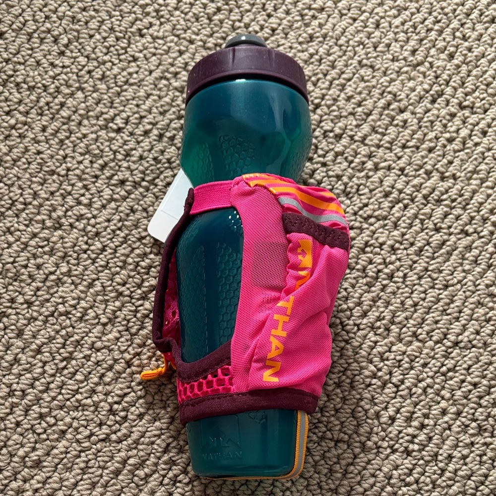Natan Teal and Pink Handheld Bottle